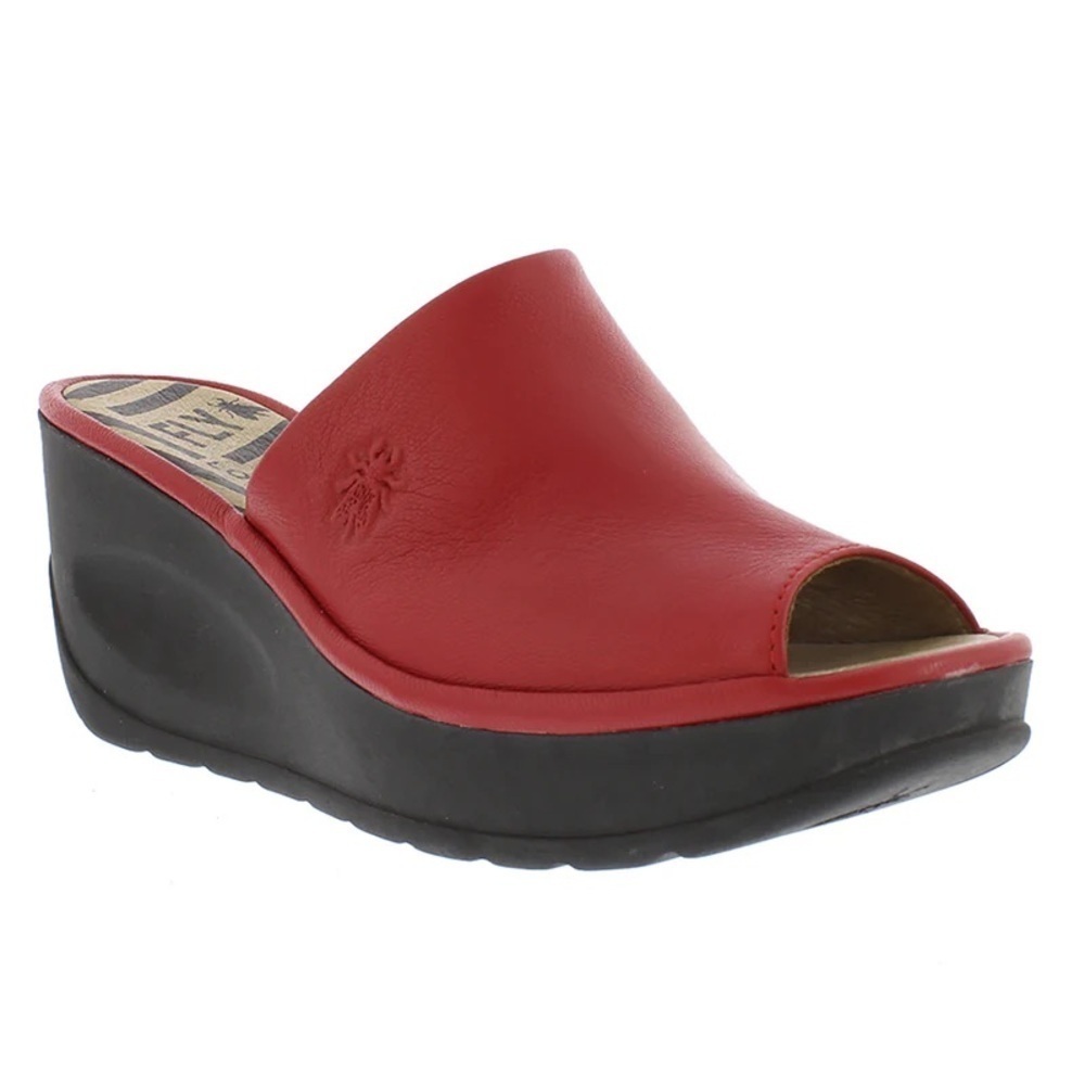 Fly London Women's Slip On Wedge Sandals size EU 41